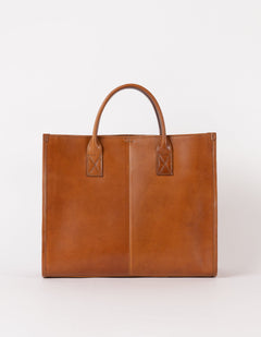 Jackie Classic Leather Bag Cognac Brown