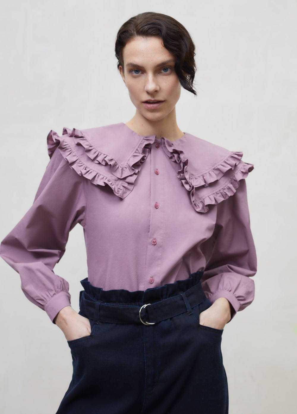 Jimena Blouse Stoffig Orchidee