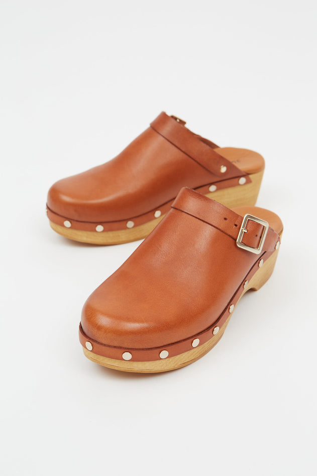 Clogs Cognac