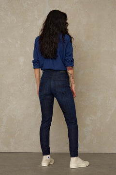 Christina High Jeans Gorbi Blue versleten