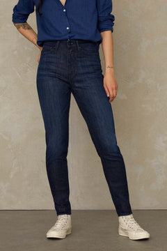 Christina High Jeans Gorbi Blue versleten