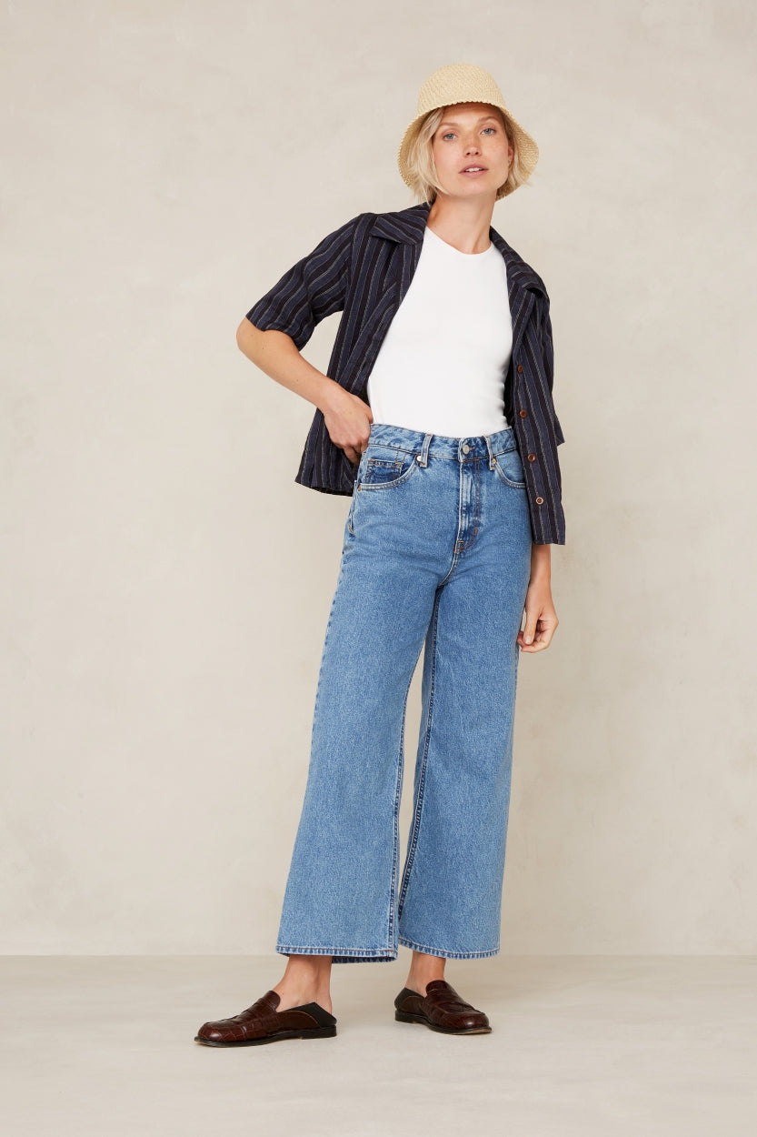 Elisabeth Cropped Jeans Clean Holo Mid Vintage