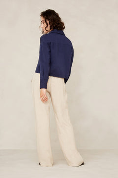 Quinn Blouse Navy