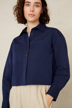 Quinn Blouse Navy