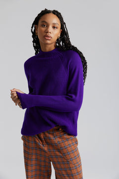 Katty Fine Merino Wool Jumper Ultraviolet