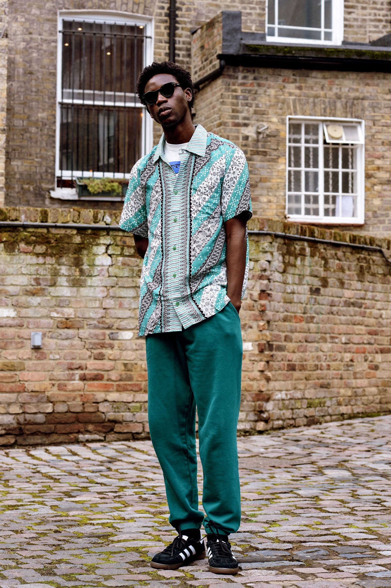 Hummingbird Rayon Shirt Summer Green