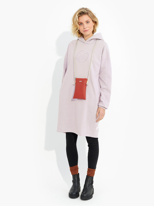 Kuerlinka Hoodie Dress Violet Ice