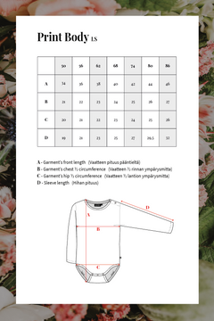 Blue Blossom Body LS