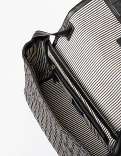 Kenzie Woven Bag Classic Leather Black