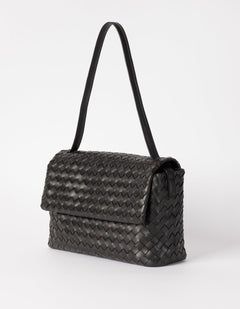 Kenzie Woven Bag Classic Leather Black