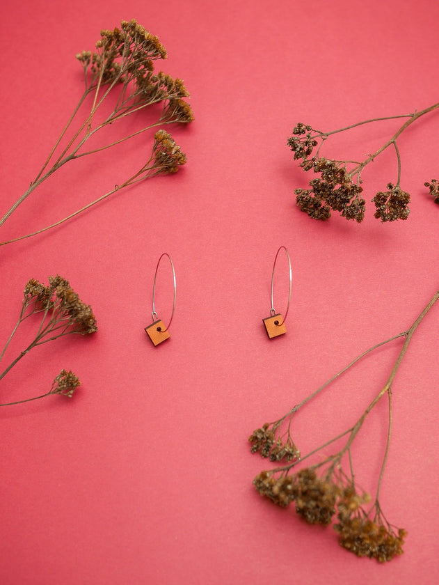 Kide Earrings Rust