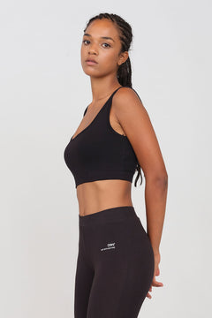 Sporty Set Leggings And Bra Black