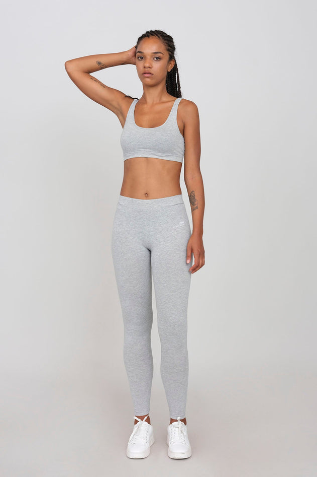 Sporty Set Leggings And Bra Grey