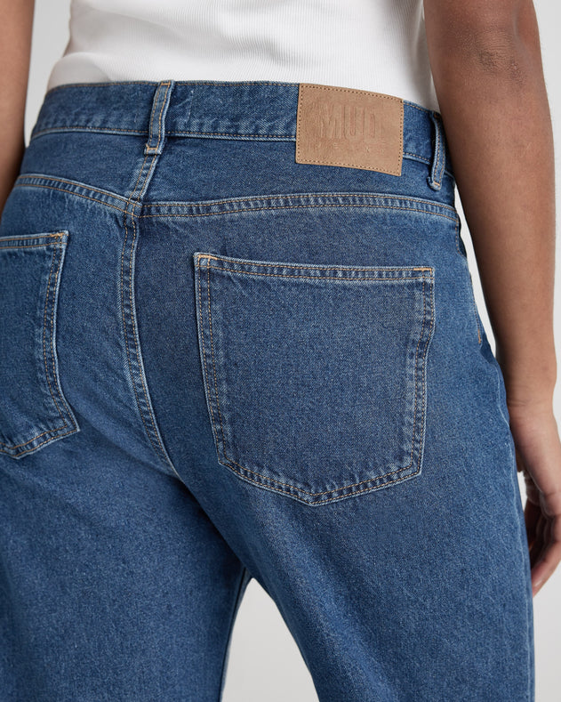 Emma Low Loose Jeans Medium Stone