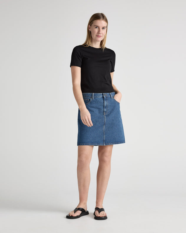 Audry Mini Skirt  Medium Stone