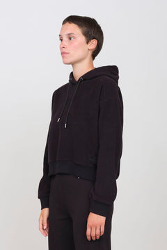 Women's Hooded Fleece Black