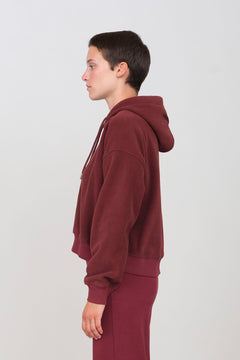 Women's Hooded Fleece Prune