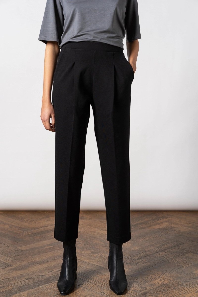 Lee Pleat Pants Black
