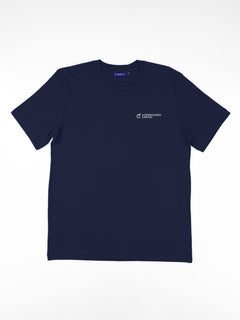organisch Katoen Unisex Logo T-Shirt Oceaan