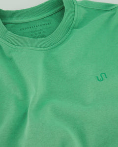 Crew Neck Sweat Green Ivy