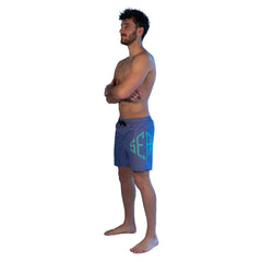 Swim Shorts Purple Diamond