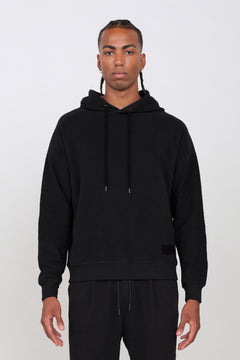 Men's Hooded Fleece Black