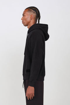 Men's Hooded Fleece Black