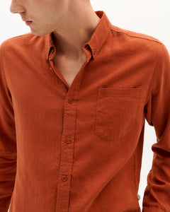 Men's Button Shirt Clay Red