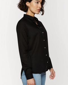 Michelle Shirt Zwart Tencel