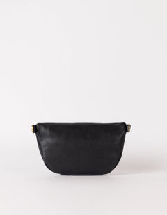 Milo Soft Grain Leather Bum Bag Black