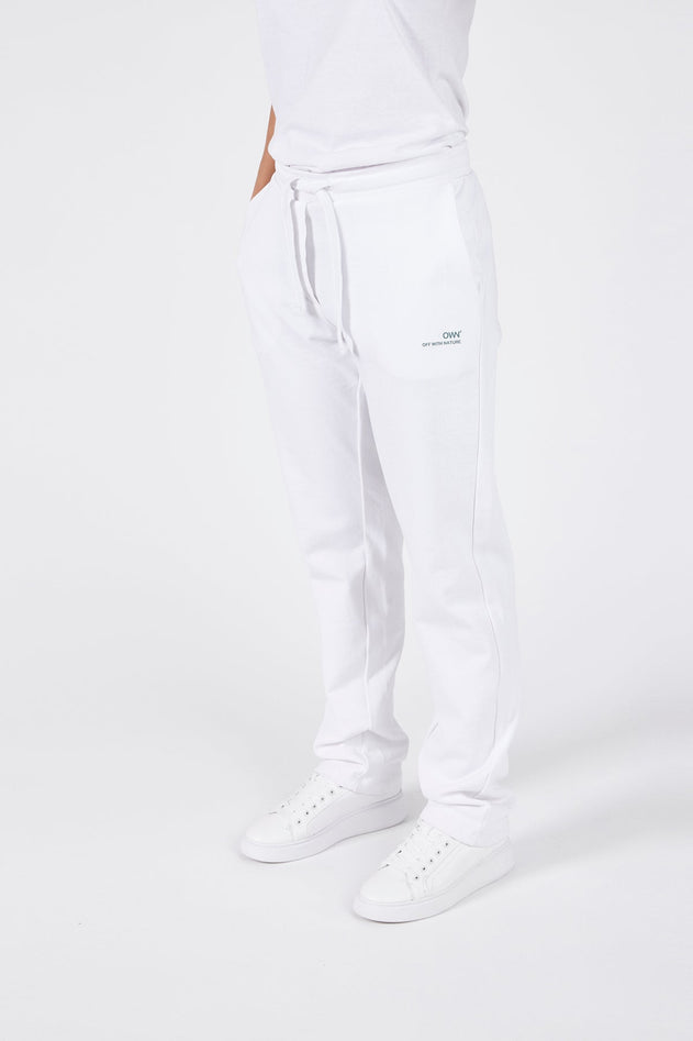 Women's Straight Joggers White