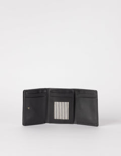 Ollie Wallet Black Classic Leather