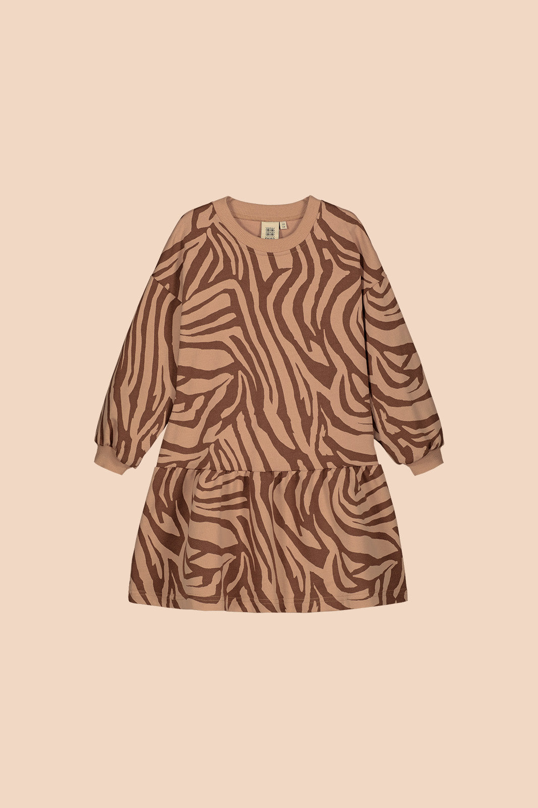 Frill -trui jurk Zebra Oak