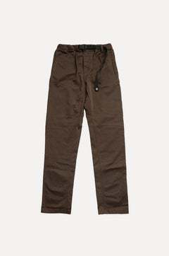 Ecodye katoenen klimmer pant Poplar Brown