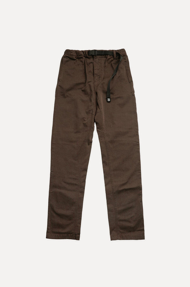 Ecodye katoenen klimmer pant Poplar Brown