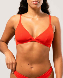 Driehoek Bikini Top Papaya