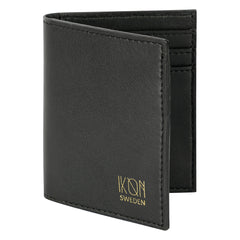 Cactus Leather Card Wallet Black