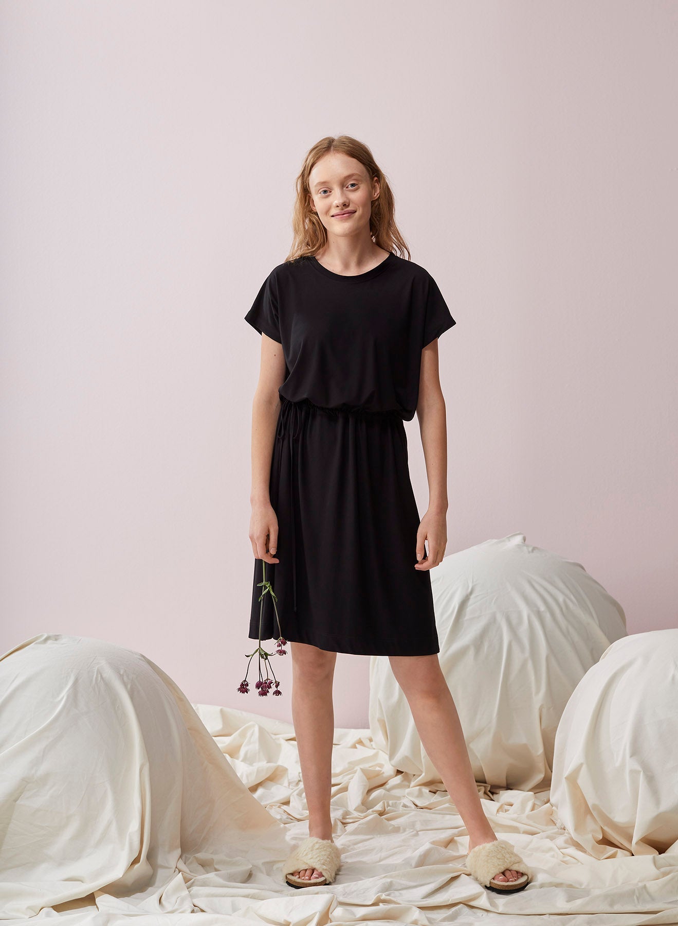 T-shirt Jurk Zwart