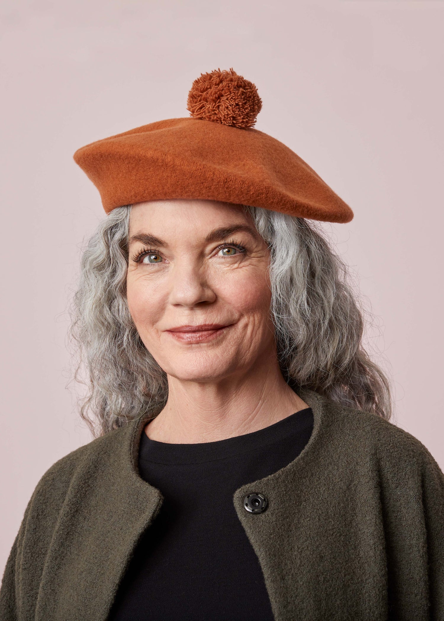 Pom Pom muts Suiker Bruin