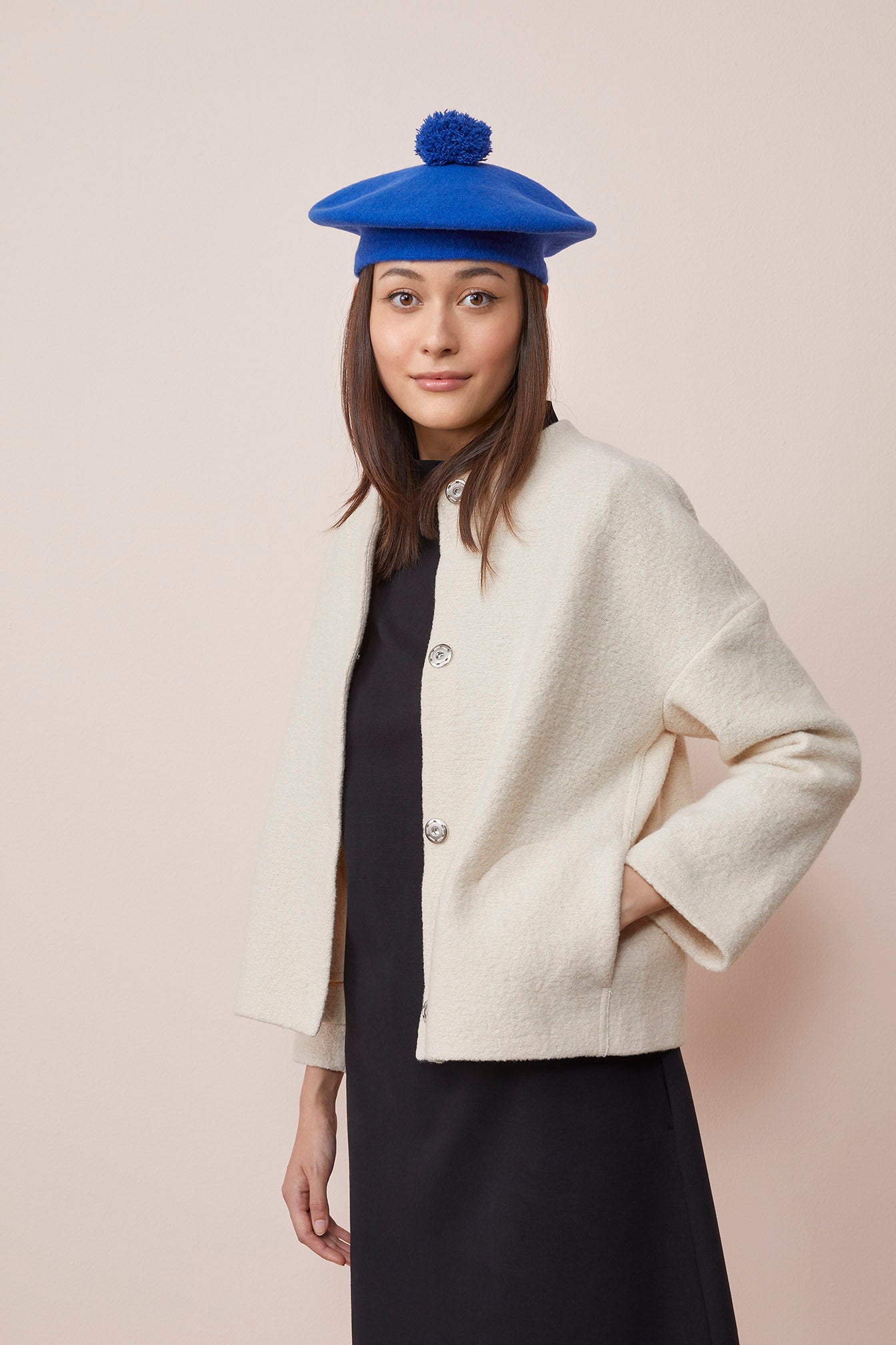 Wollen blazer Wit Zand