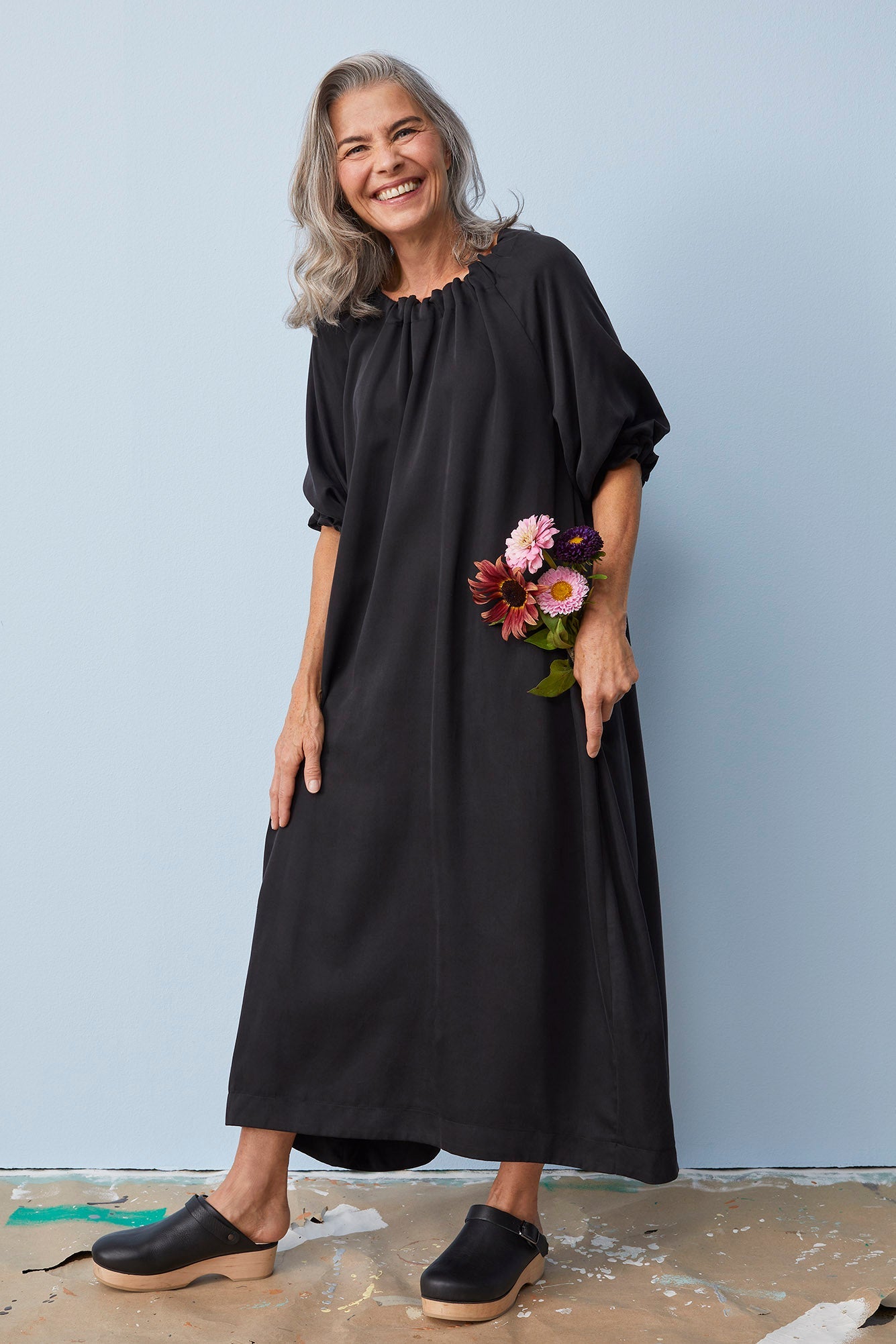 Buidel Maxi Dress Zwart