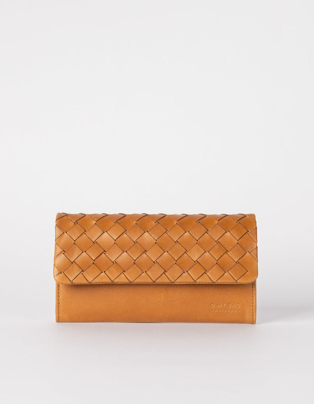 Pau's Pouch Cognac Woven Classic Leather