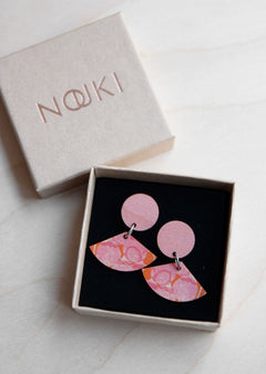 Pikku-Viuhka Earrings Valokas Pink