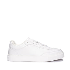 Pole Vegan Lace-up Basic Sneakers Wit