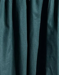 Wikkel jurk biologische groene popelin