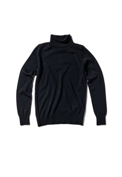 Merino Roll Neck Black