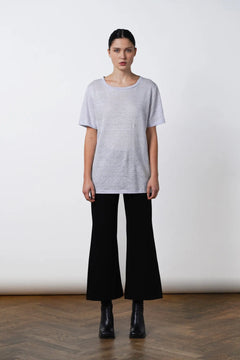 Roya Oversized Tee Lichtblauw