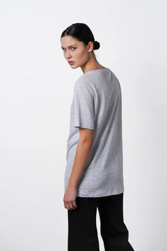 Roya Oversized Tee Lichtblauw