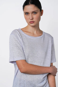 Roya Oversized Tee Lichtblauw