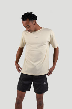 Unisex Beechwood lifestyle t-shirt wit zand